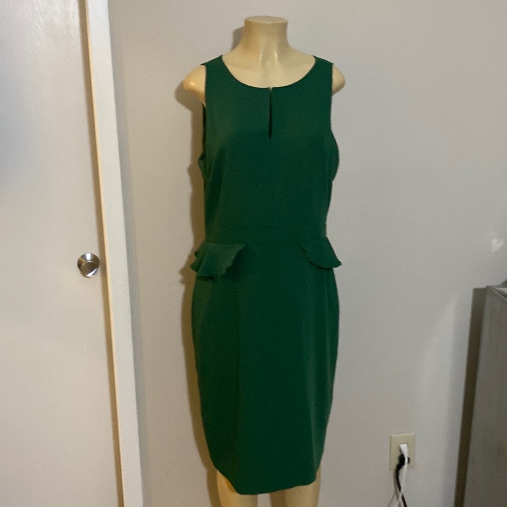 Ann Taylor Green Midi Dress - Picture 3 of 9